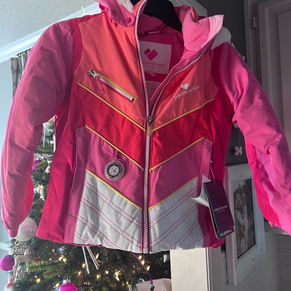 Obermeyer ski iacket pink